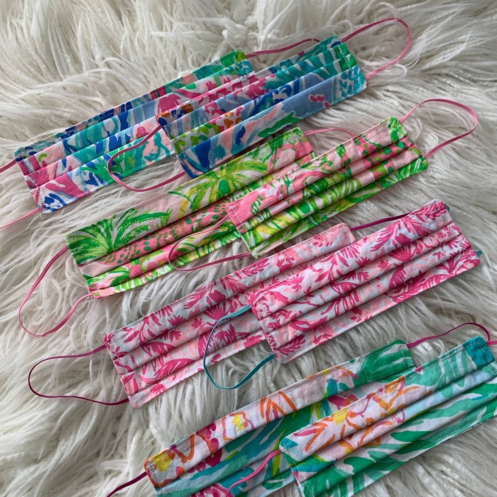 Mommy & Me face Mask Bundle Lilly Pulitzer